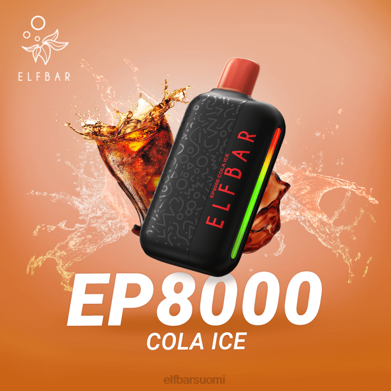ELFBAR kertakäyttöiset vape uudet ep8000 suihkeet HJ6R63 cola jäätä