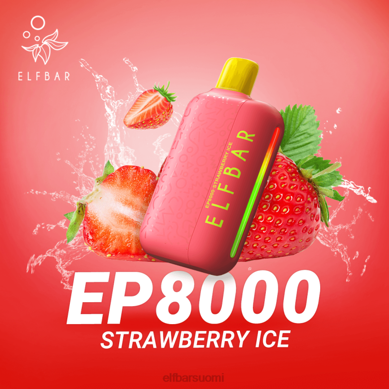 ELFBAR kertakäyttöiset vape uudet ep8000 suihkeet HJ6R76 mansikka jäätä
